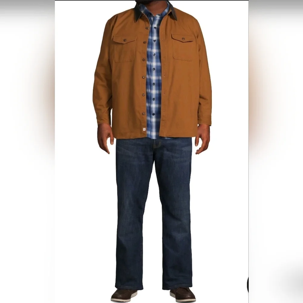 NWT Men's Blake Shelton Lands' End Bootcut Relaxed Fit Jeans 36x35